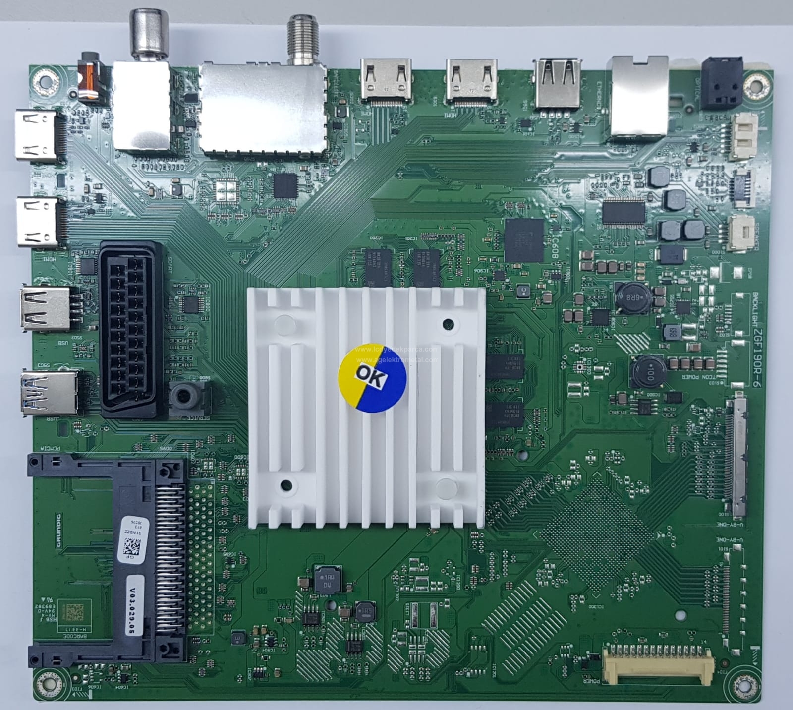 ZGF190R-5 , SO5CZZ , ARÇELİK , 43VLX7730SP , 057T43-C21 , Main Board , Ana Kart - 1