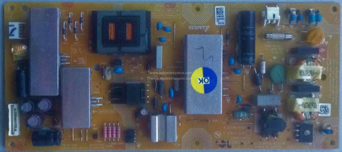 ZHW910R , DPS-101EP A , 2950336903 , ARÇELİK , 057D40-A27 , AL40L54314B , 057D40-A89 , AL40L55314B , 40LB5533 , Power Board , Besleme Kartı , PSU - 1